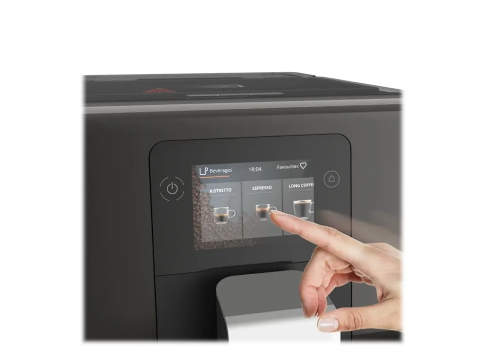 [OUTLET] - Krups Intuition Preference EA872B10 - Automatisk kaffemaskine med mælkeskummer - 15 bar - antracit