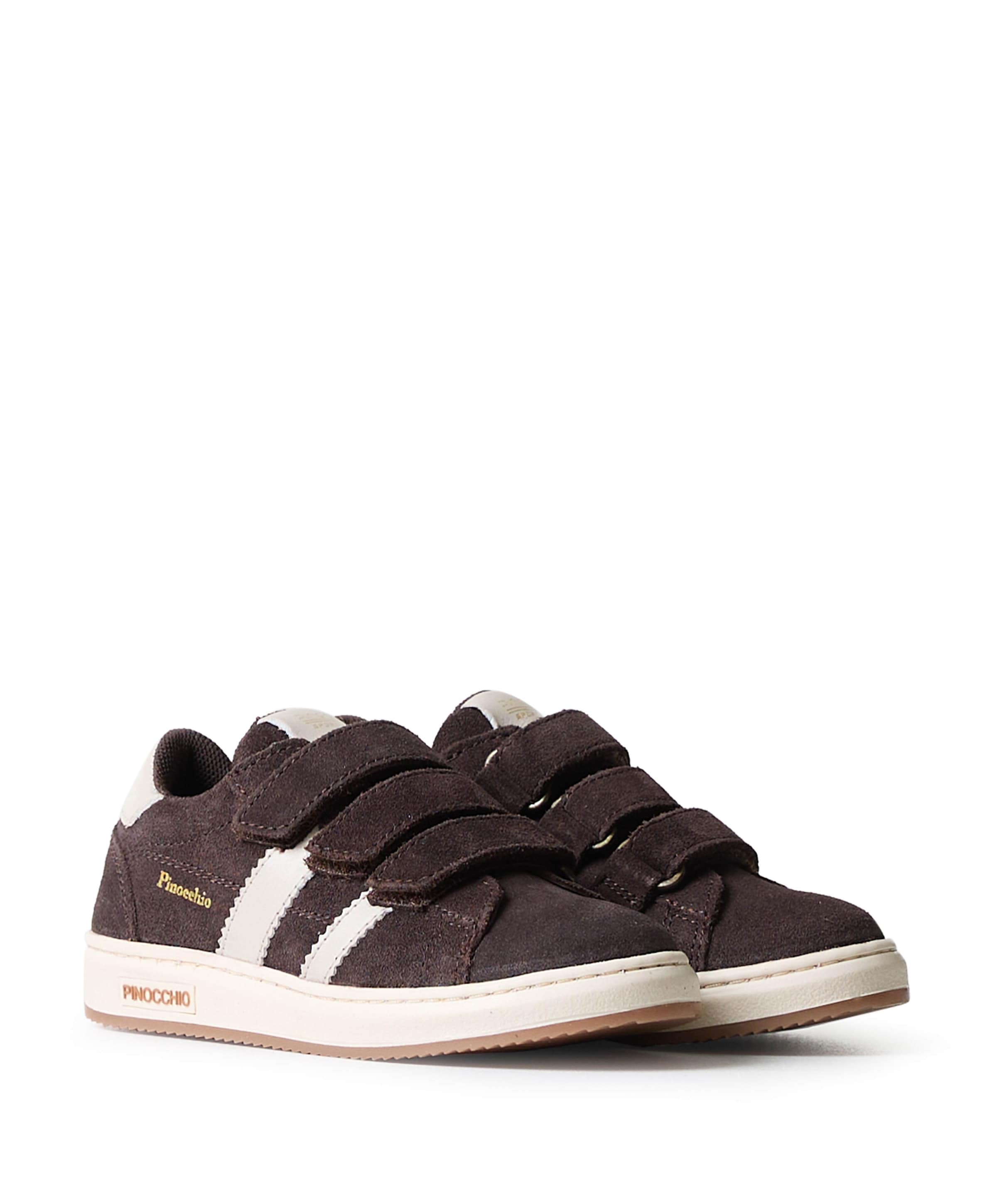 Pinocchio jongens sneakers bruin