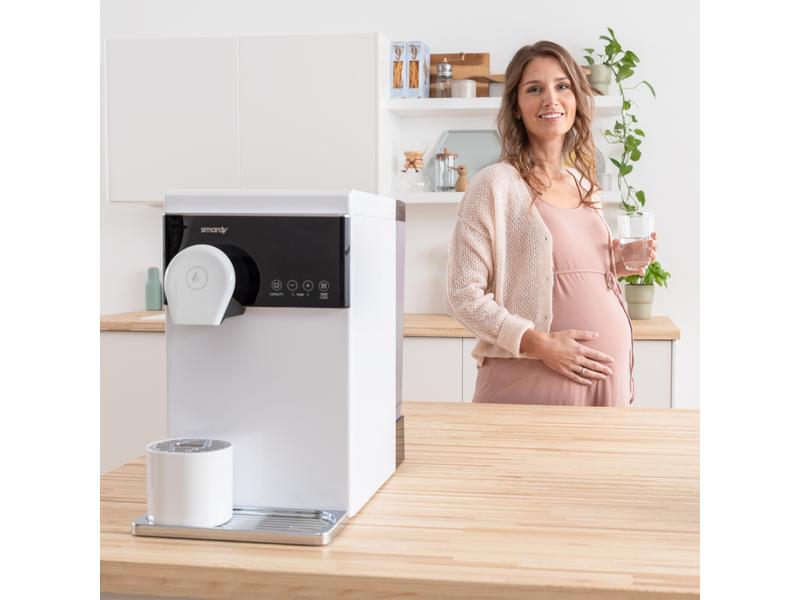 smardy blue Wasserbar noura Osmoseanlage Osmoseanlage für Küche, Nachtkästchen, unterwegs und ideal für Familien