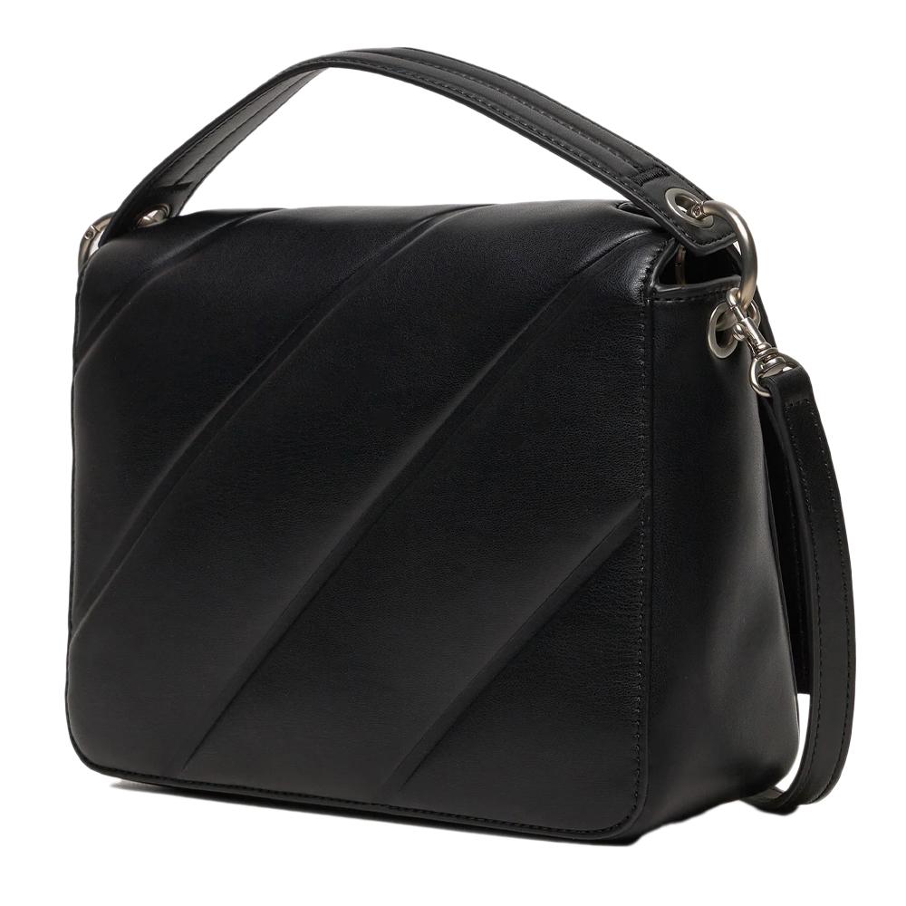 Calvin Klein Jeans Sac Bandoulière Noir Femme Calvin Klein Jeans Quilted Boxy Flap