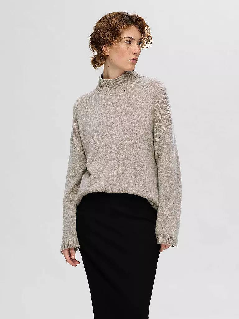 SELECTED FEMME Pullover SLFCILLE hellgrau
