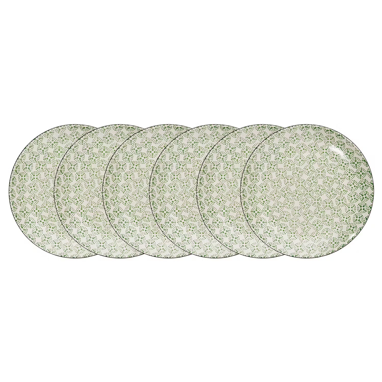 RETRO Frühstücksteller 6er-Set