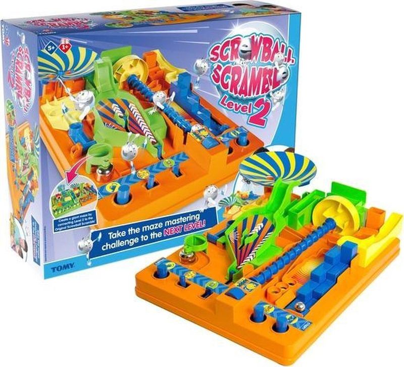 Tricky Ball Level 2 - Het spannende gezelschapsspel voor kinderen vanaf 5 jaar - Tomy Gekke bal 2