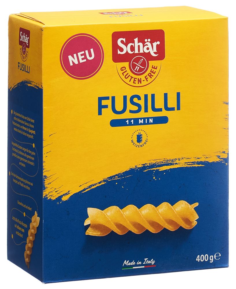 SCHAER Pasta Fusili glutenfrei 400 g