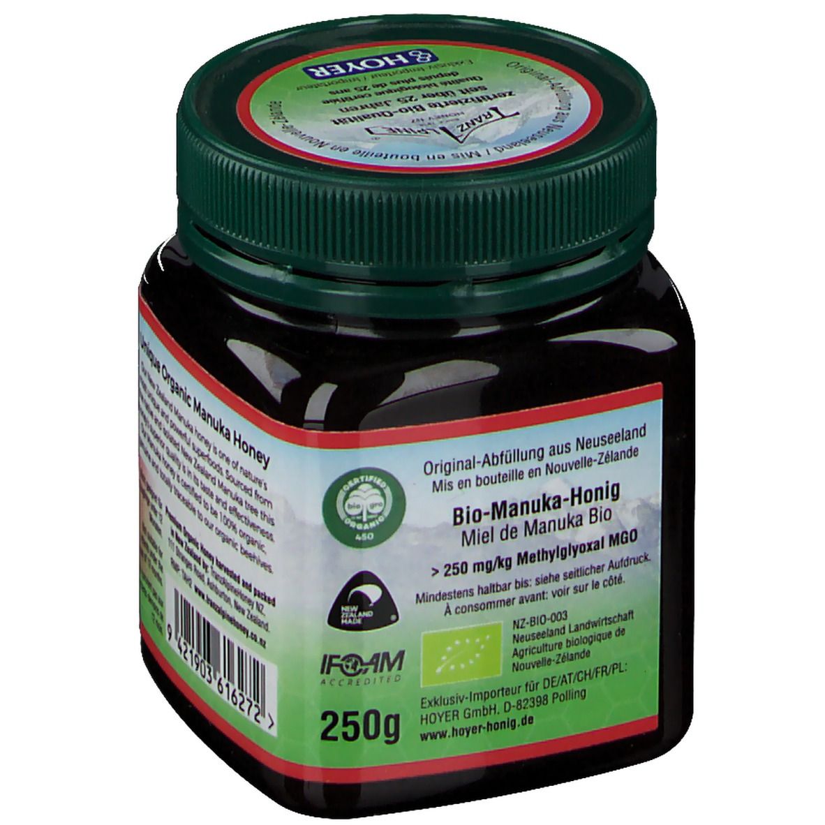 Bio-Manuka-Honig 250+ mg