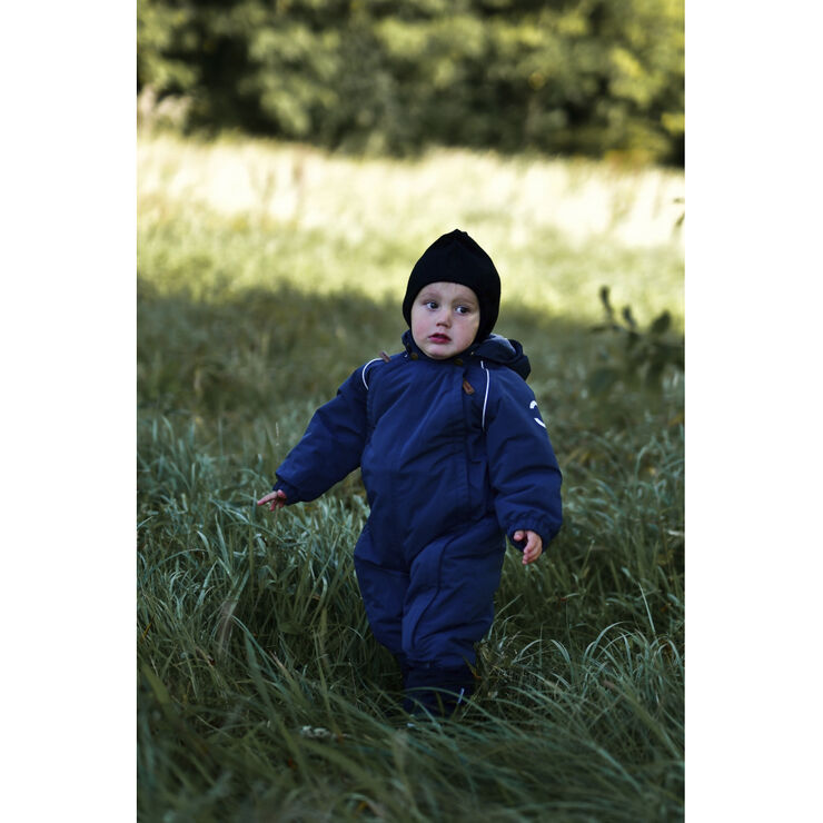 Mikk-Line Wool Fullface - Solid w. Windstop Blue nights
