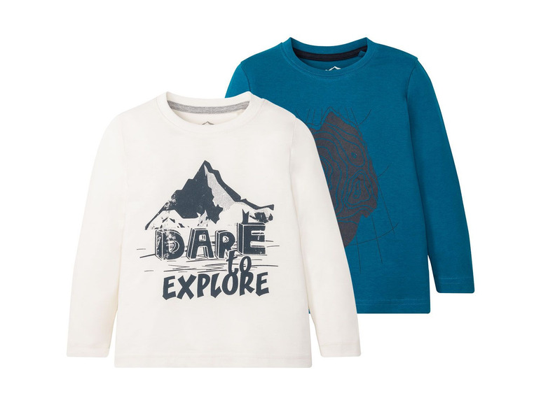 2 Kinder shirts met lange mouwen