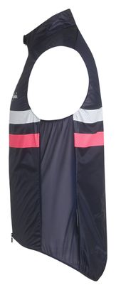 Gilet Sans Manches Rapha Brevet Bleu Marine/Rose