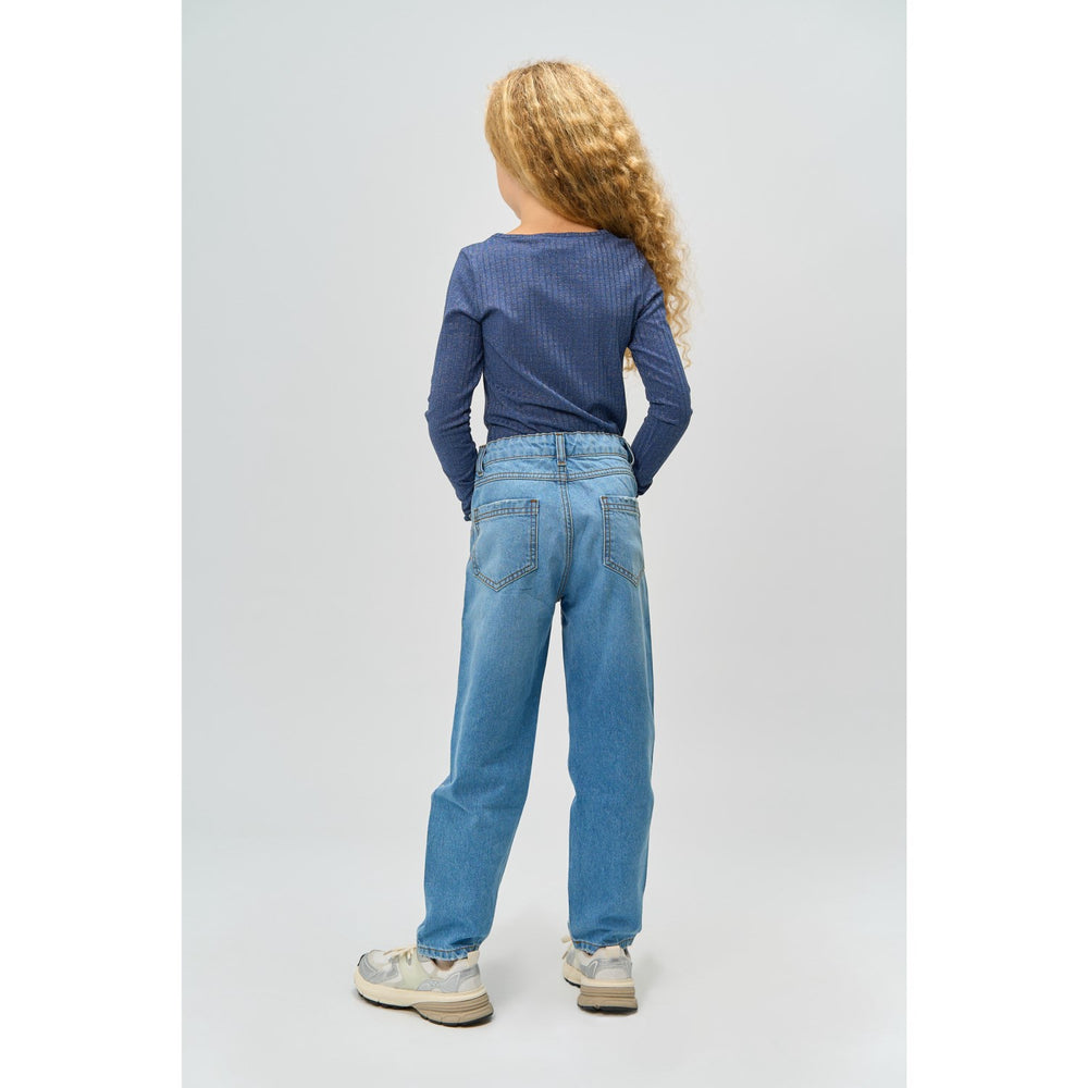 Køb The New Navy Blazer Rina L_S Glitter Rib Tee