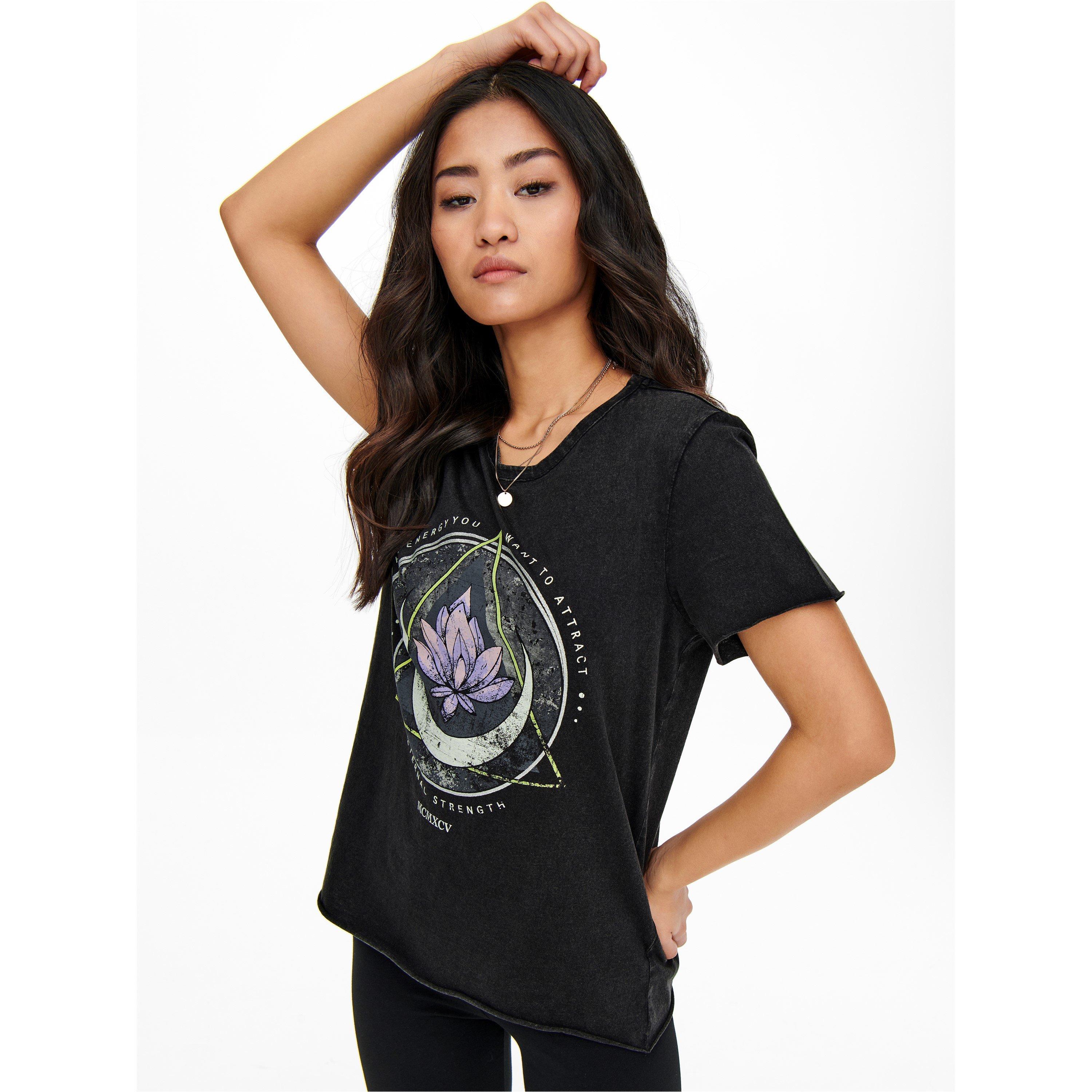 Only Lucy Short Sleeve Graphic T Shirt