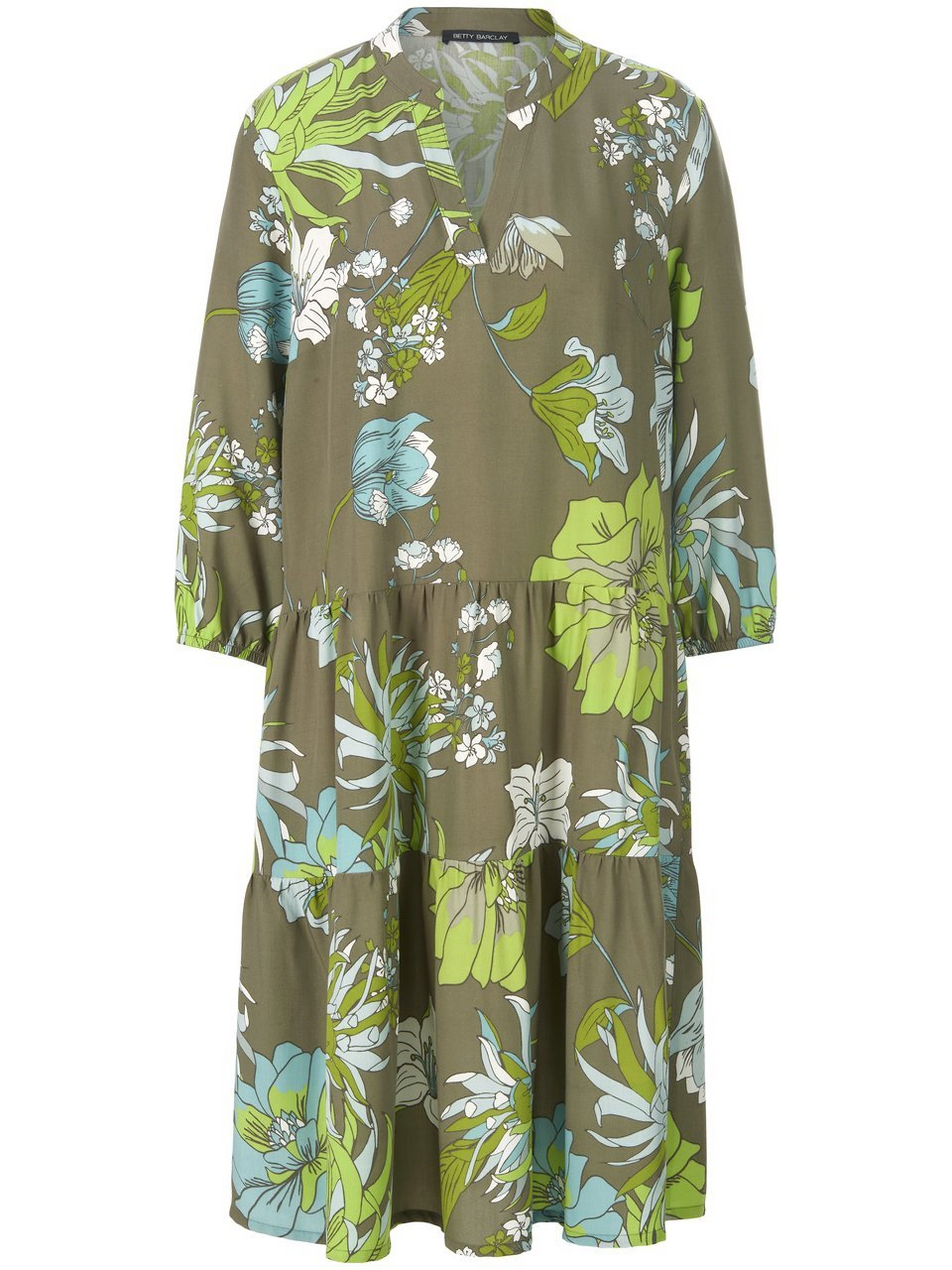Jersey-Kleid mit 3/4-Arm