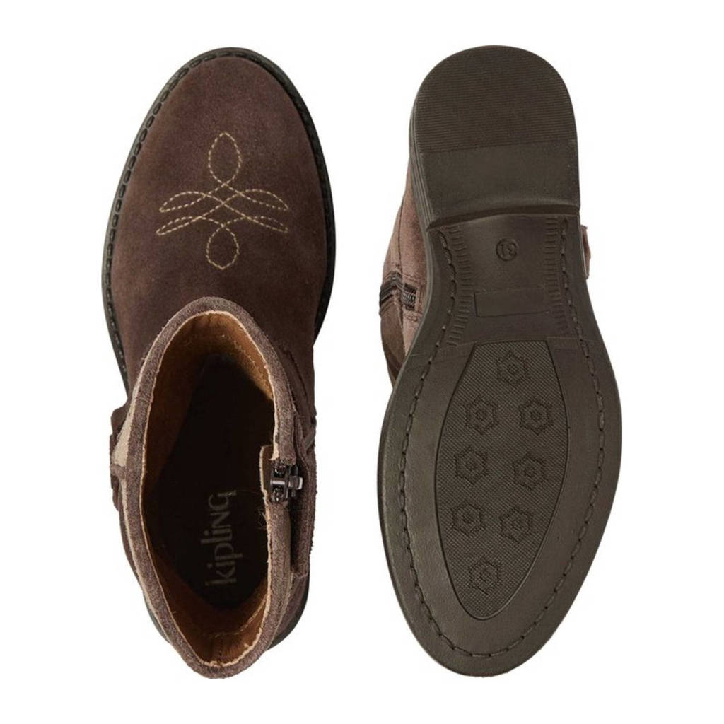 Kipling Fendy Bsuède cowboylaarzen bruin