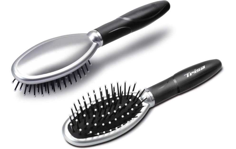 Gummikissenbürste Basic Pocket BrushKompakte Haarbürste für das perfekte Styling
