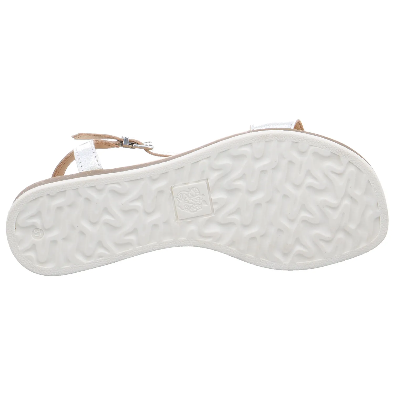 APPLE OF EDEN Sandalette Silber Leder