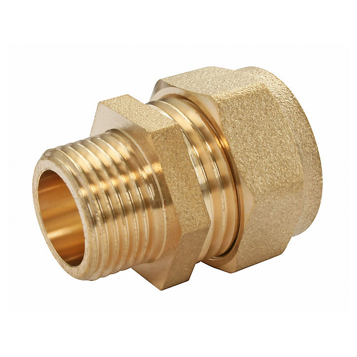 Raccord mâle bicône pour tube cuivre Ø12 - Mâle 12/17 (3/8