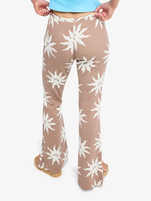Chasing Tan Pantalon évasé Marron Femme