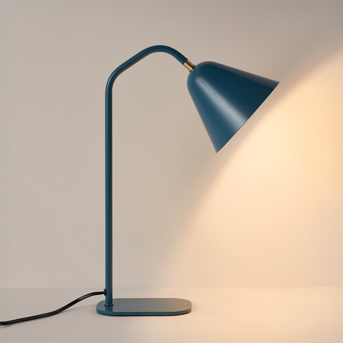 LA REDOUTE INTERIEURS<br>Candeeiro de mesa em ferro, Copita