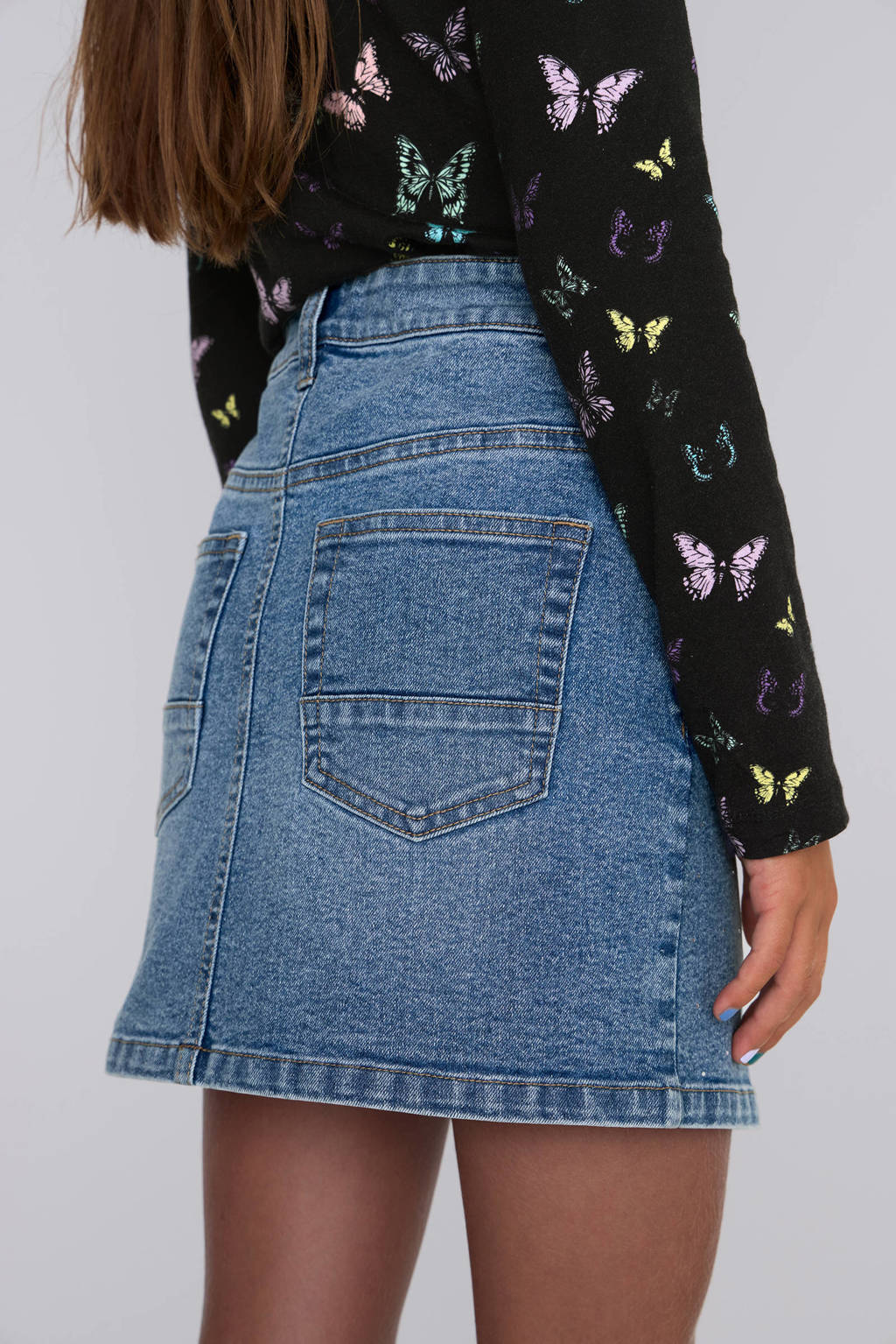 Coolcat Diamond Jeans Rok Dahlia