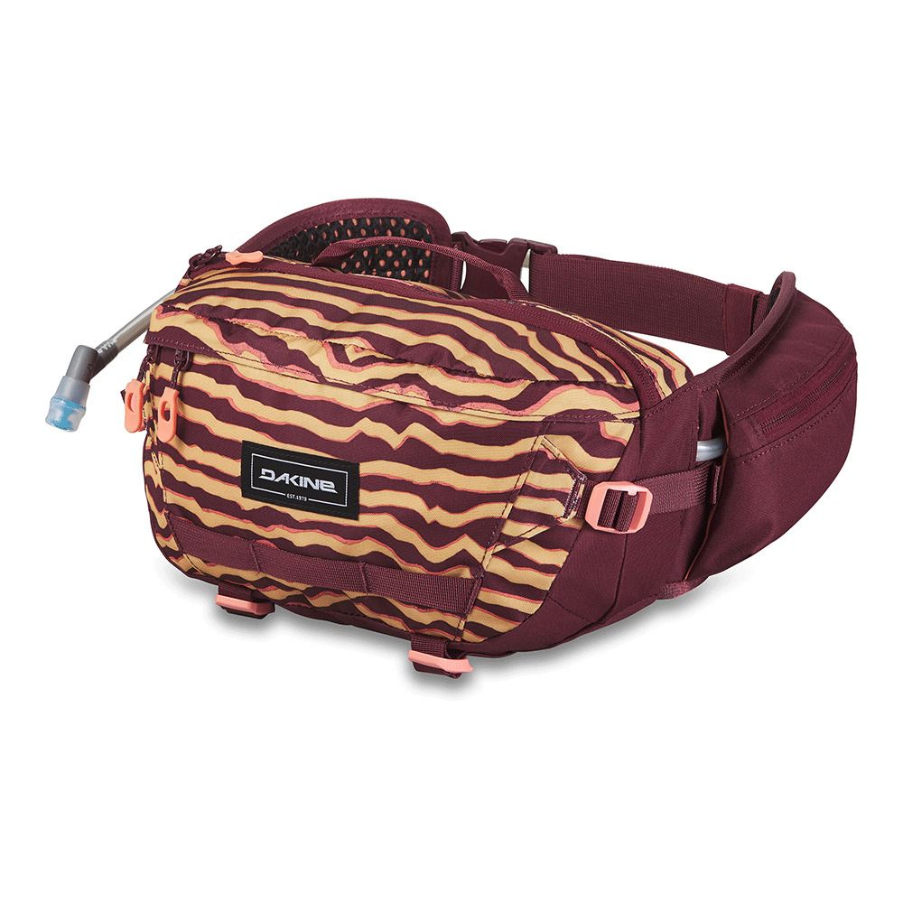 Dakine HOT LAPS 5L - Ceinture d'hydratation ochre stripe/port