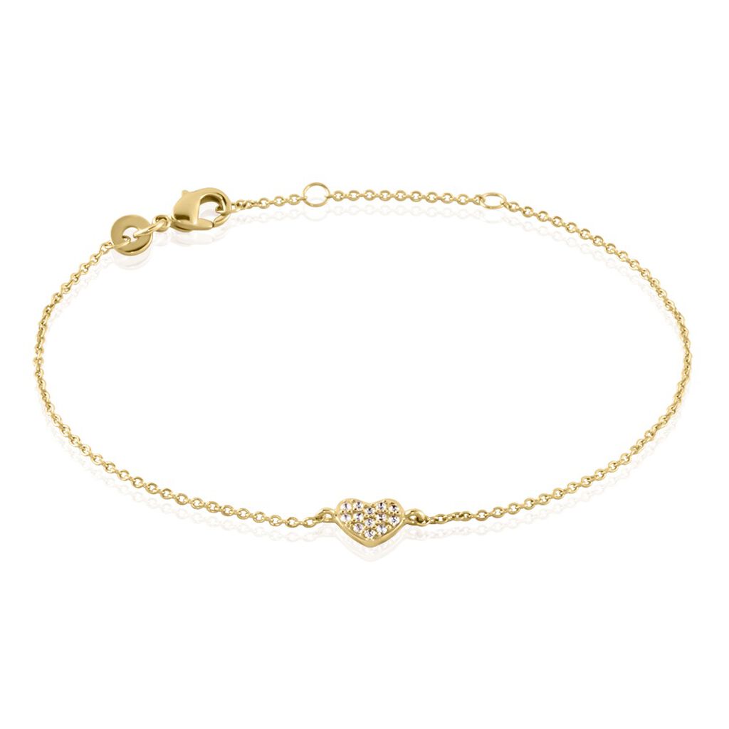 Bracelet Plaqué Or Nafissa Oxydes De Zirconium