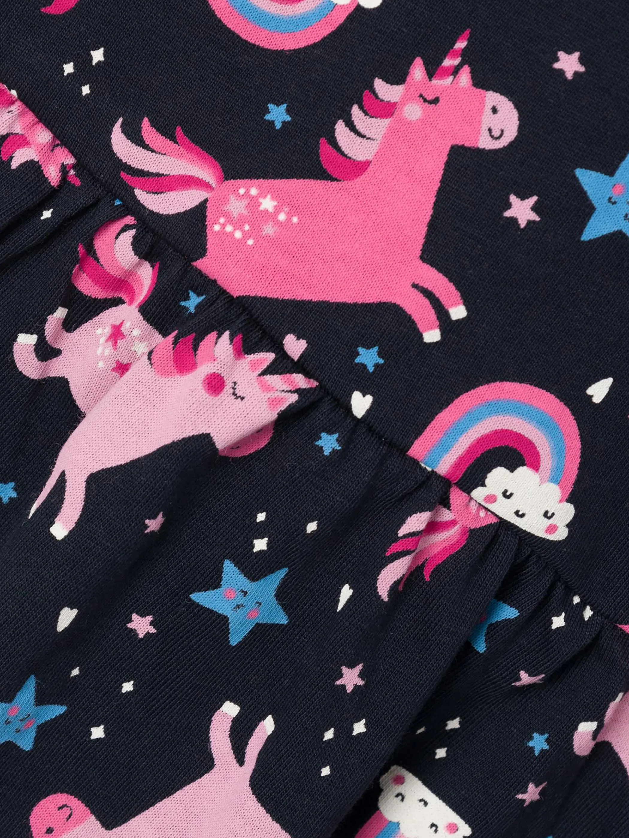 Mädchen Kleid mit Alloverprint