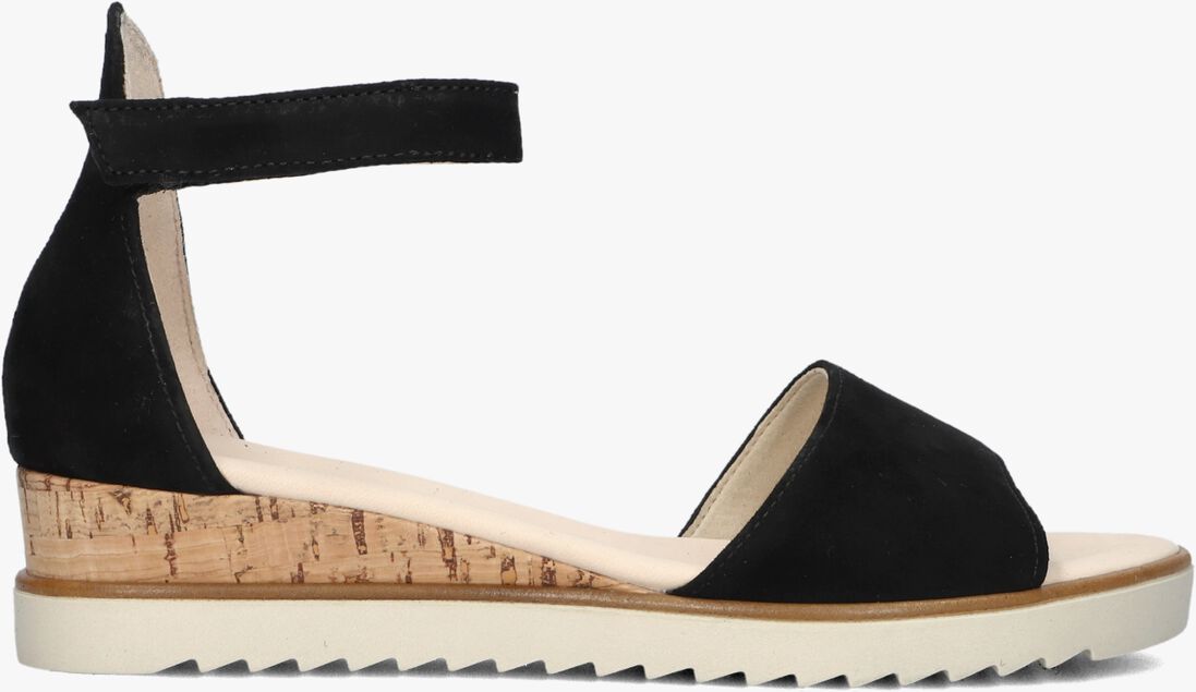zwarte gabor sandalen met hak 780