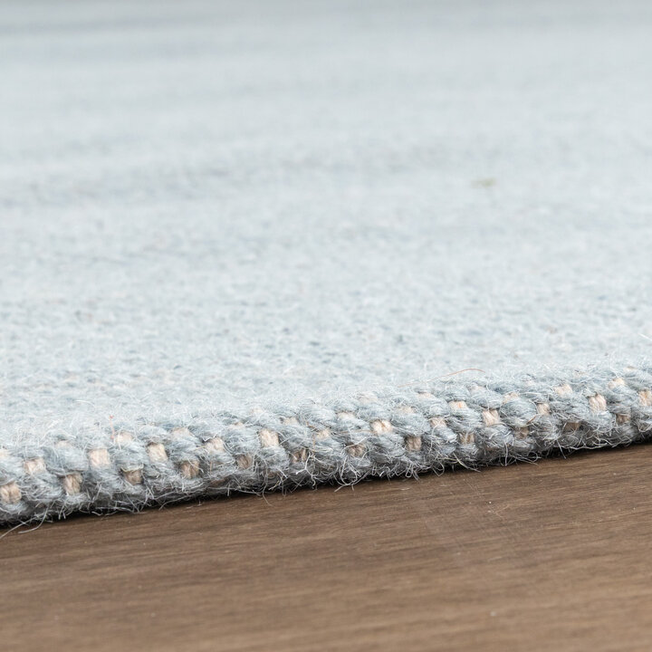 Wollen vloerkleed - Reno Blauw