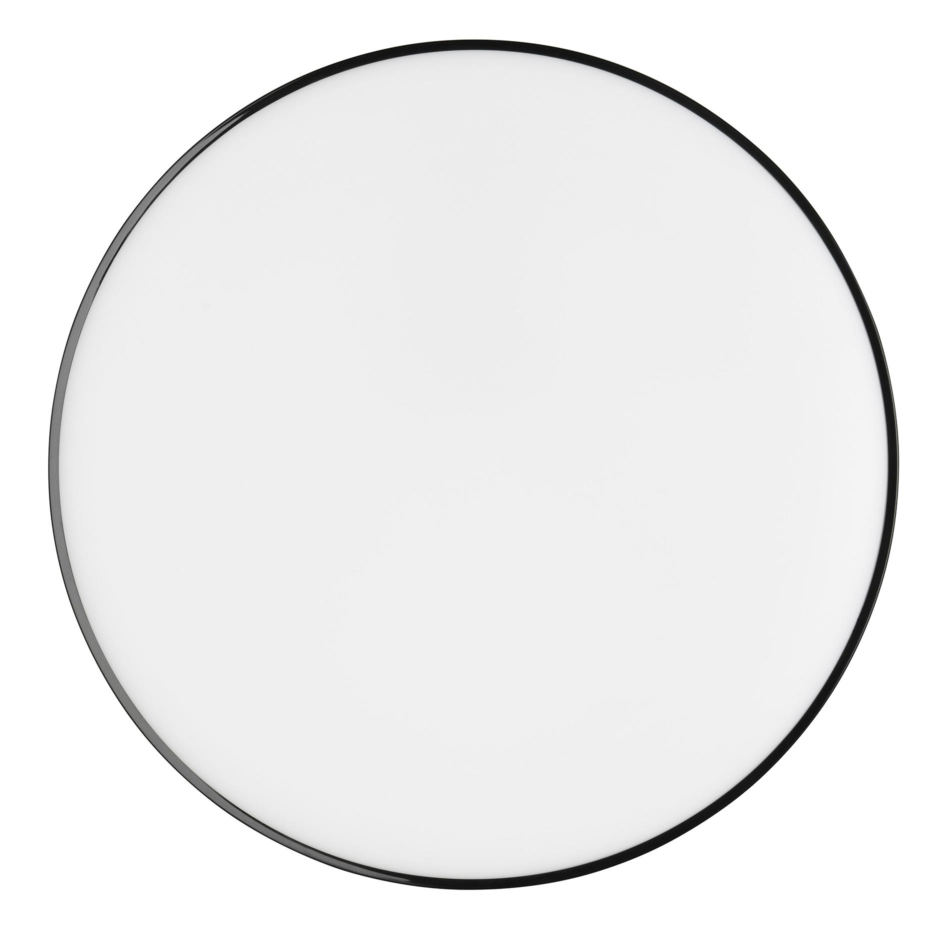 LED-Deckenleuchte - schwarz-weiß - Ø 27 cm
