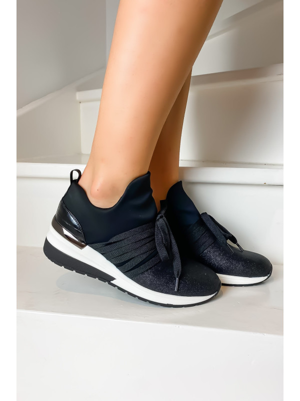 Baskets INUIT LYCRA Noir - Reqins