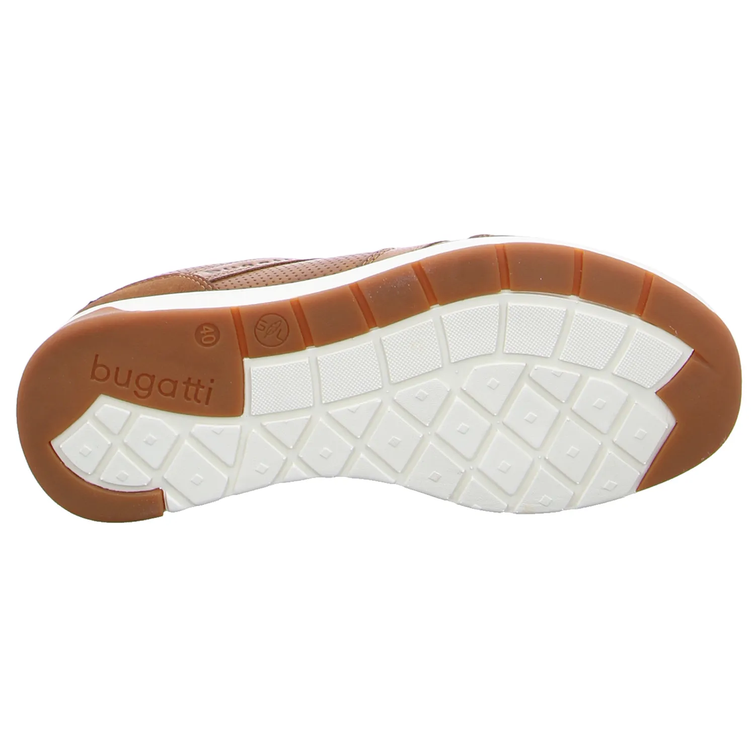 BUGATTI SHOES Halbschuhe Sneaker Cognac Lederimitat