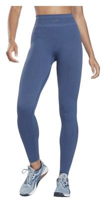 Collant Long Reebok Femme United by Fitness Bleu