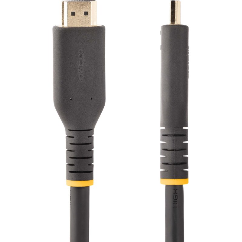 StarTech.com Câble HDMI Actif de 10m avec Ethernet - HDMI 2.0 4K 60Hz UHD - Cordon HDMI Robuste avec Fibre Aramide - Câble HDMI Haute Vitesse Durable - Câble HDMI 2.0 Gros Calibre