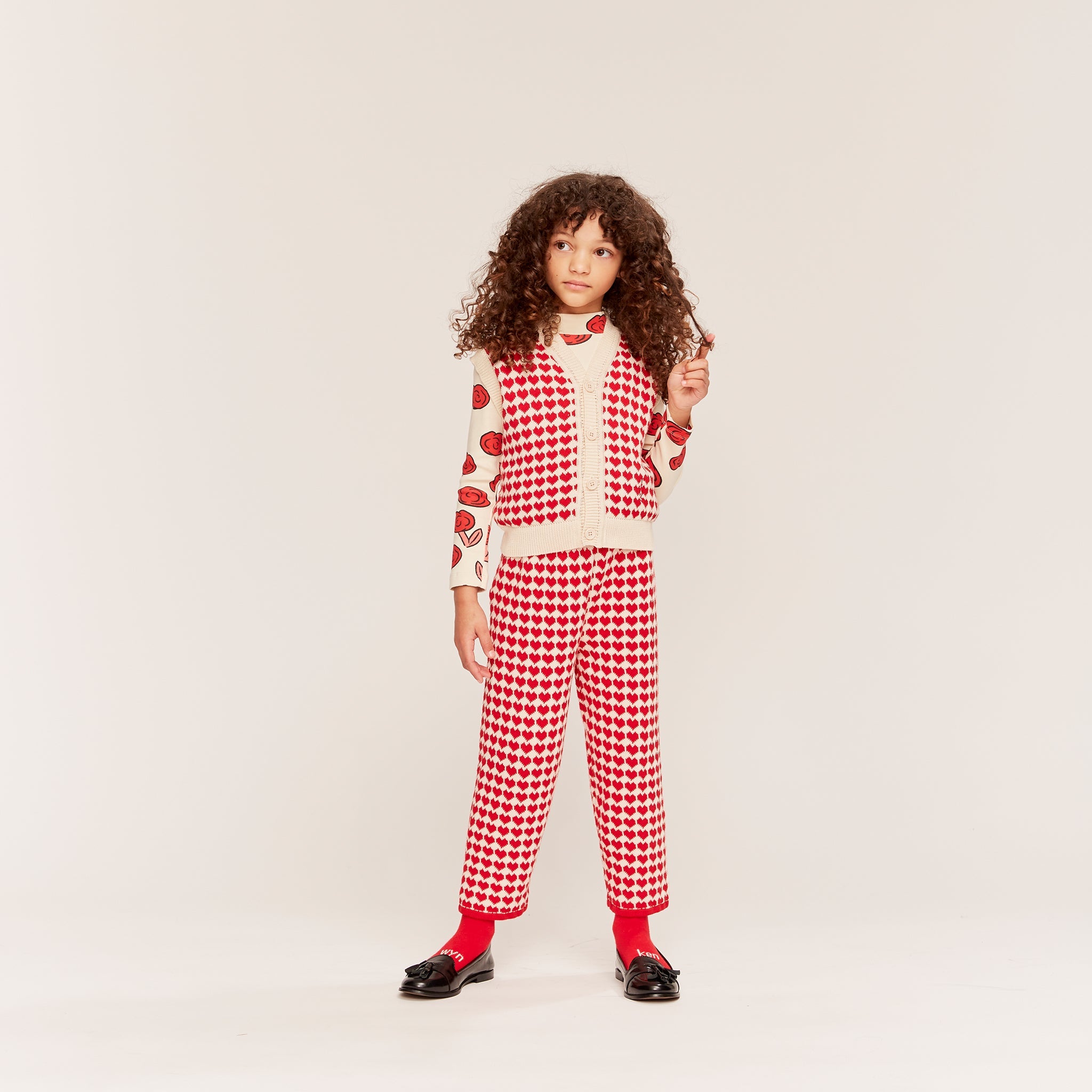 Langarmshirt Lento Dancing Dahlia