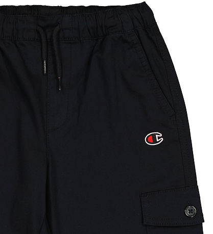 Champion Bukser - Elastic Cuff Cargo - Blåck Beauty