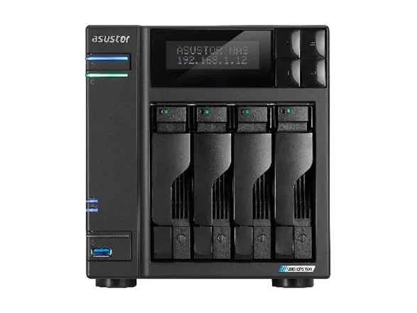 ASUSTOR Lockerstor 4 Gen2 AS6704T - NAS-server - 4 bays - SATA 6Gb/s - RAID RAID 0, 1, 5, 6, 10, JBOD - RAM 4 GB - 2.5 Gigabit Ethernet - iSCSI support