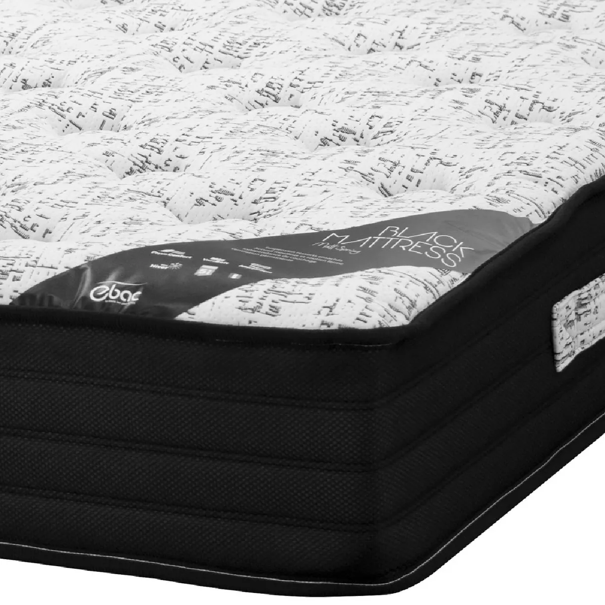 EBAC Black Mattress - 160x200