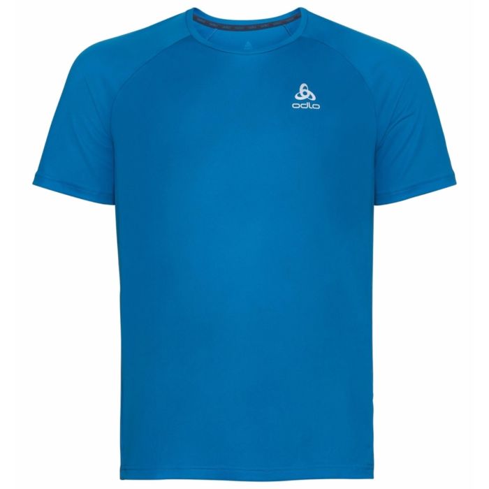 Odlo Herre T-shirts T-Shirt Short Sleeve Crew Neck Essential Blå