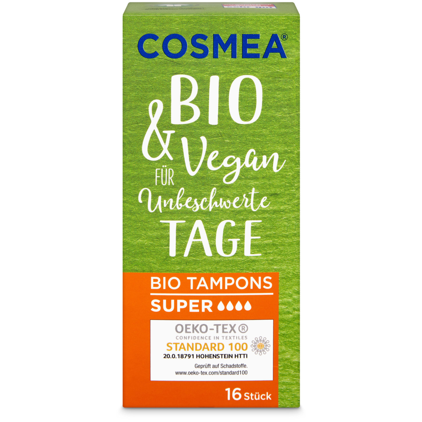 Cosmea Bio Tampons Super 16 Stück