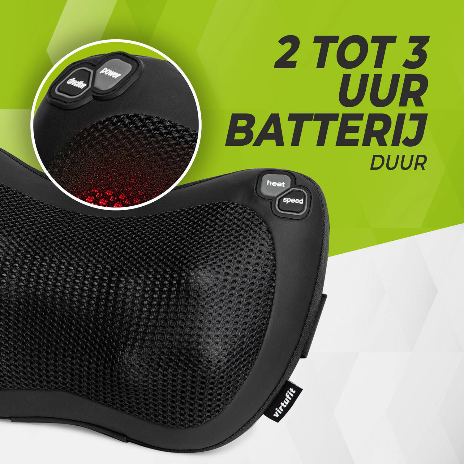 Virtufit draadloos massagekussen pro