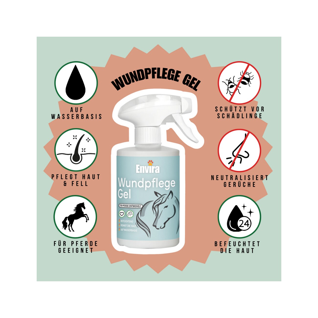 Envira Pferde Wundpflege Gel