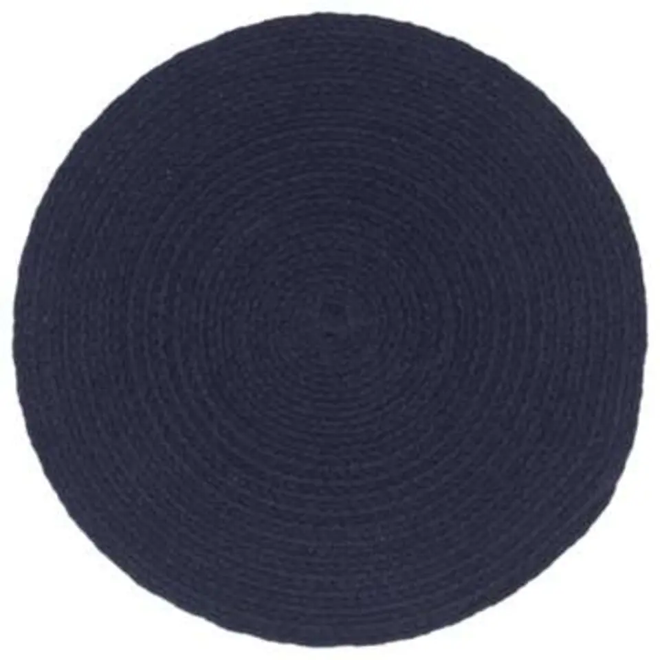 vidaXL - Placemat - Blauw - Katoen - 6 stuks