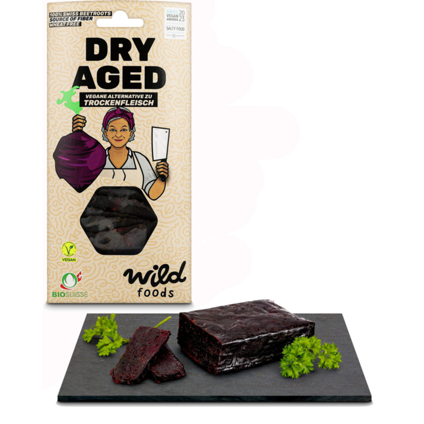 Wild Foods Dry Aged vegane Alternative zu Trockenfleisch -