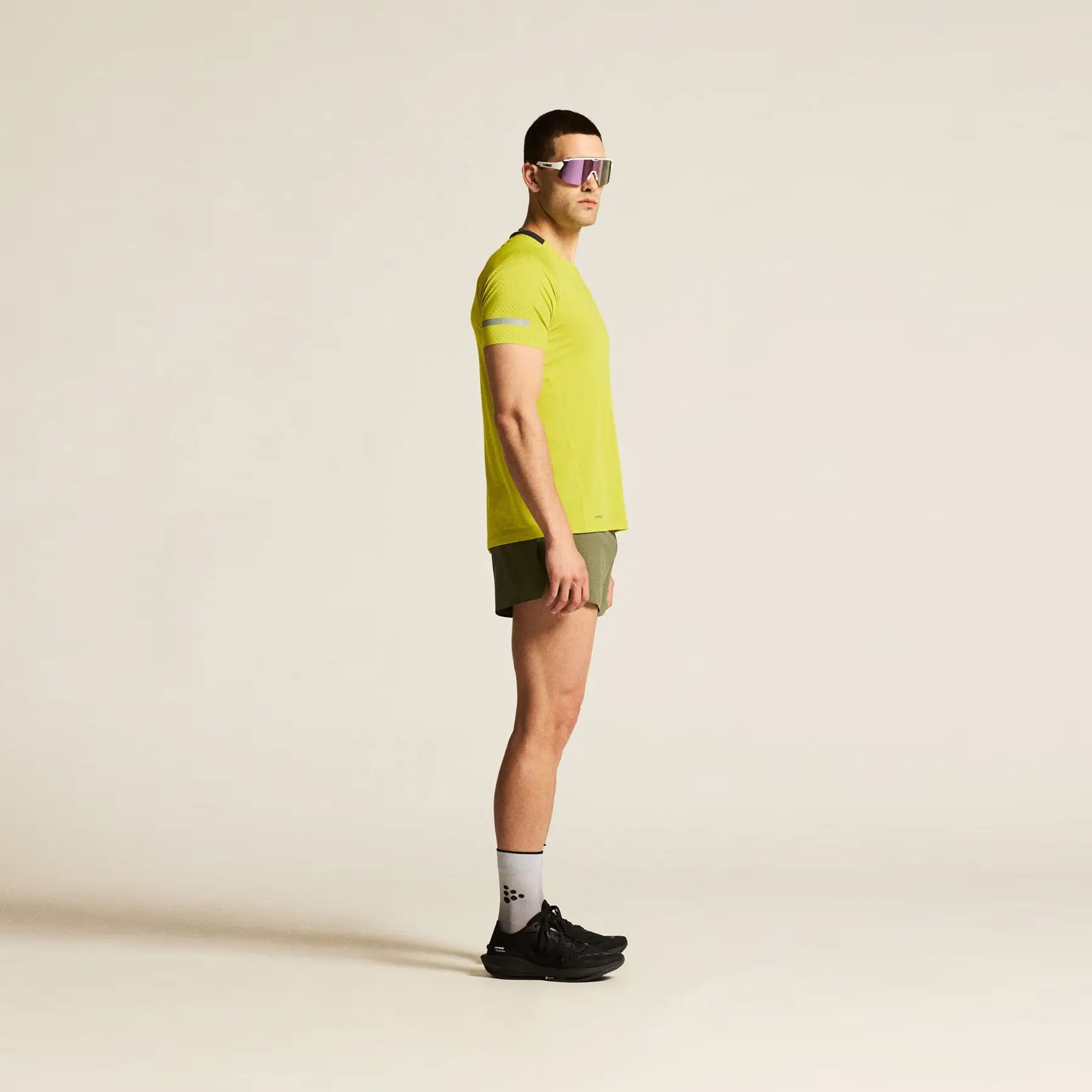 Craft Pro Hypervent Tee Maillot De Course Hommes - Vert