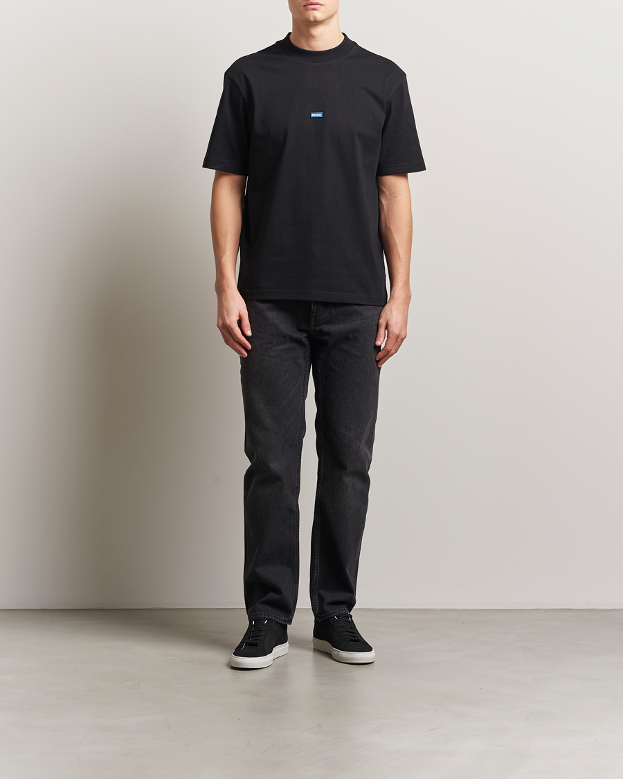 HUGO Nieros Crew Neck T-Shirt Black