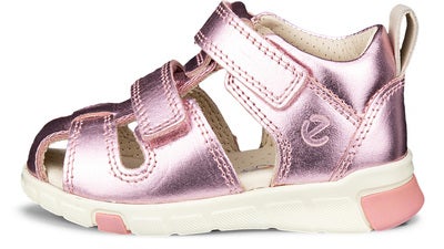 Ecco Mini Stride Sandaler, Old Rose Metallic