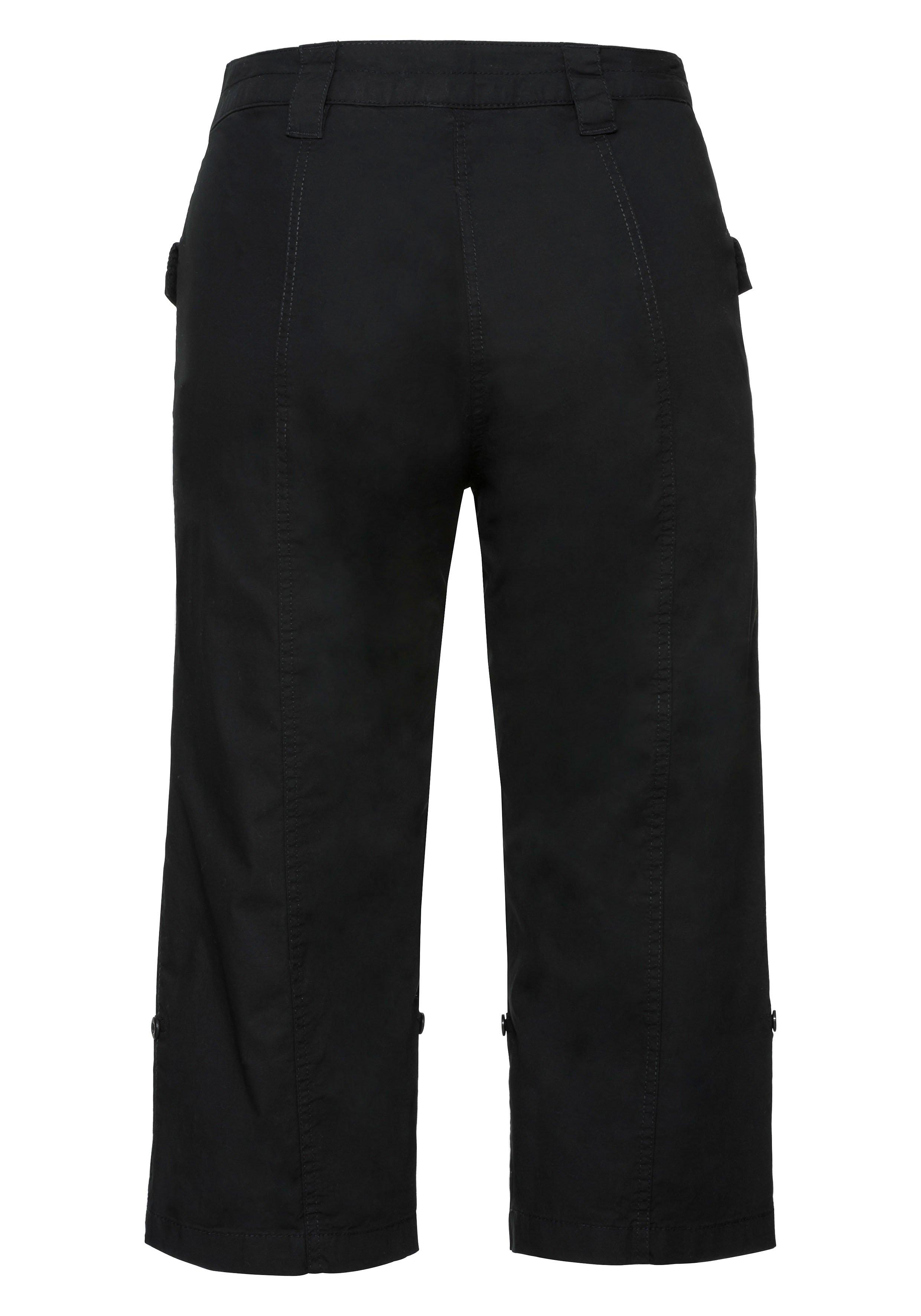 Gerade 3/4-Hose mit Krempelfunktion