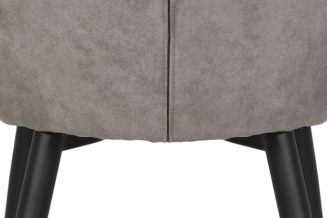 Stuhl Roberta 2er Set grau 55x82x60 cm