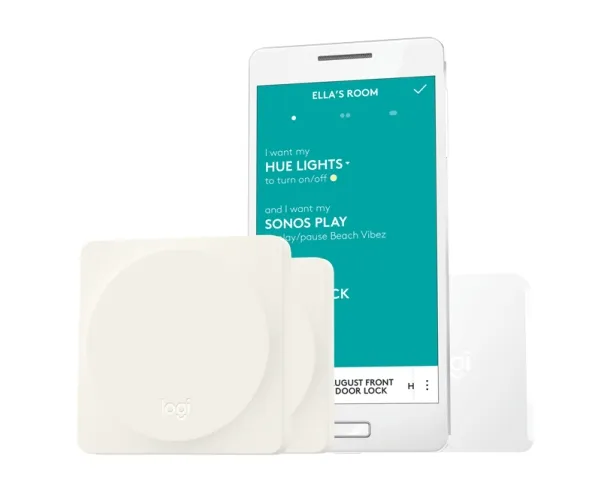 Logitech POP Home Switch Starter Pack - Kontakt - trådløs - Bluetooth, Wi-Fi - hvid (pakke med 2)