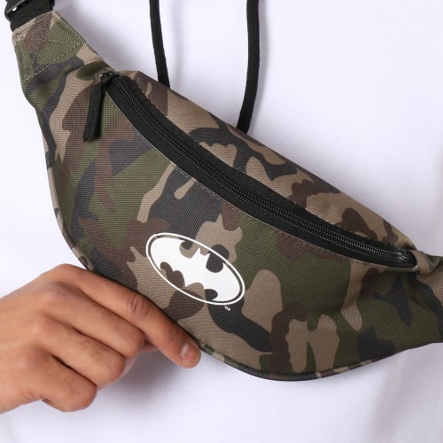 Sac Banane Logo Camouflage Vert Kaki