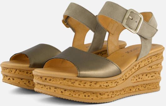 GABOR Sandalen Dames 44.651 Maat: 38 5 Kleur: Brons